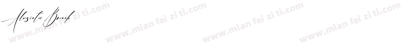 Alusinta Brenob字体转换